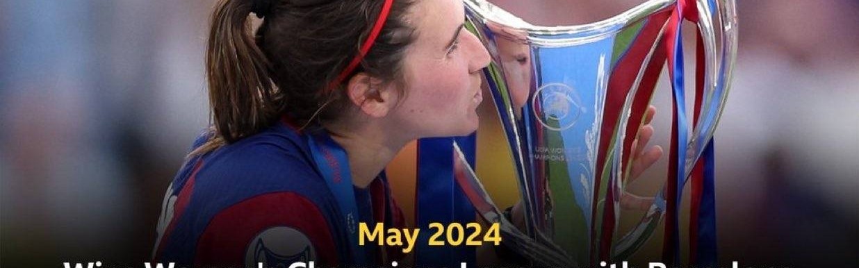 锦鲤阿森纳女足前锋卡尔登泰近5个赛季，4次随队问鼎女足欧冠